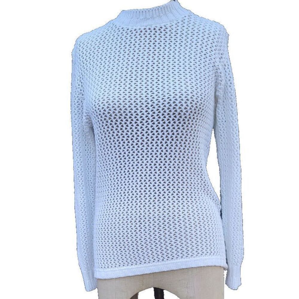 Mark, Fore & Strike 100% Cotton Crochet Net Sweater Sz M Quality